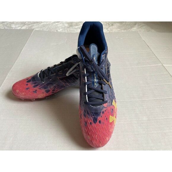 Under Armour Blur LE Drip MC Football Cleats Sz 13 - Picture 7 of 10